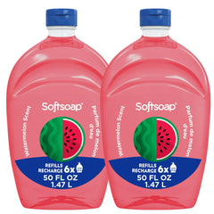 Seasonal Watermelon collection on display adds a playful hygiene touch.