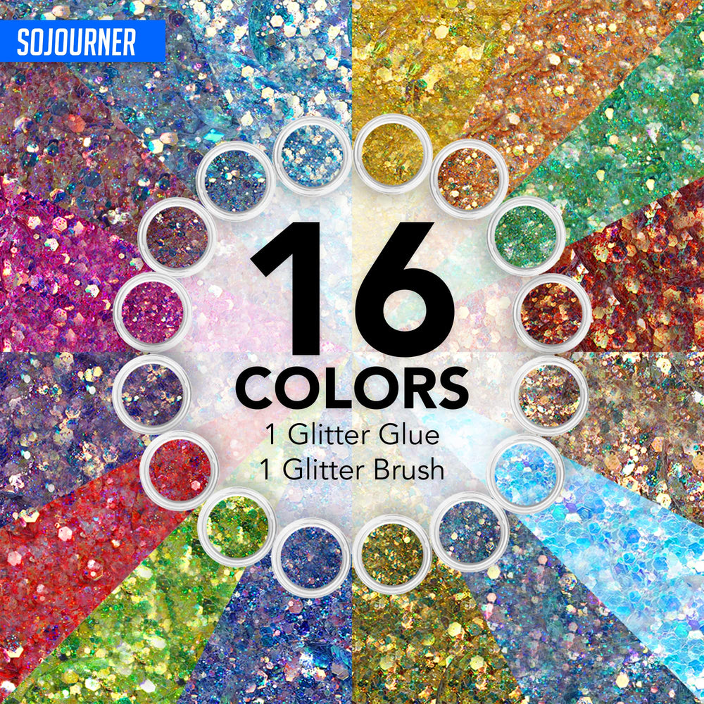 SoJourner Bags Fairy Tears 16-color spectrum adds iridescent shine to nail art