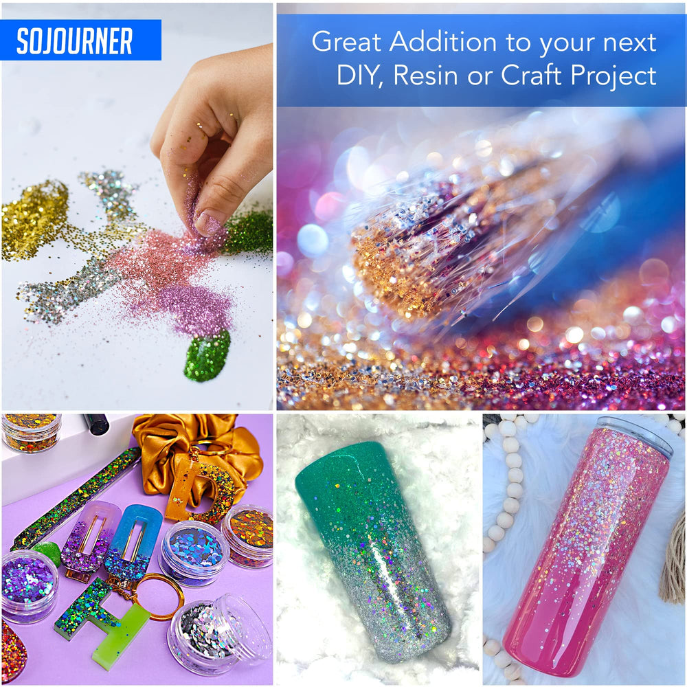 SoJourner Bags Fairy Tears craft glitter for resin, nails, and tumblers