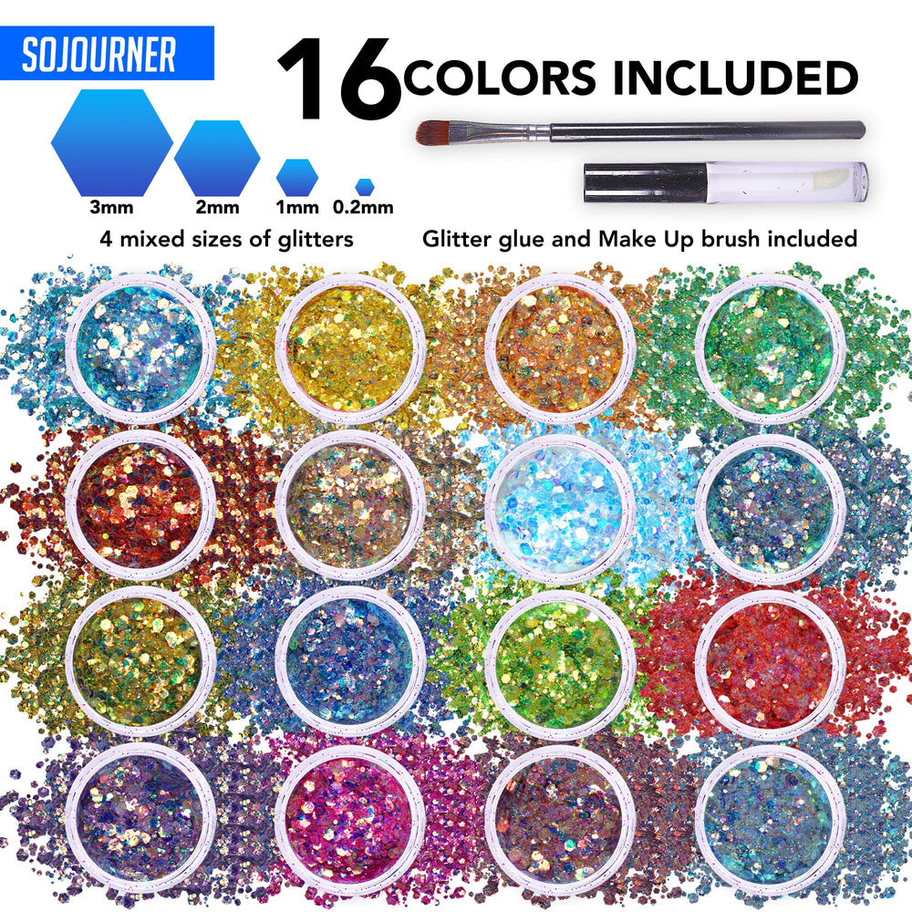 SoJourner Bags Fairy Tears glitter with glue included for easy application