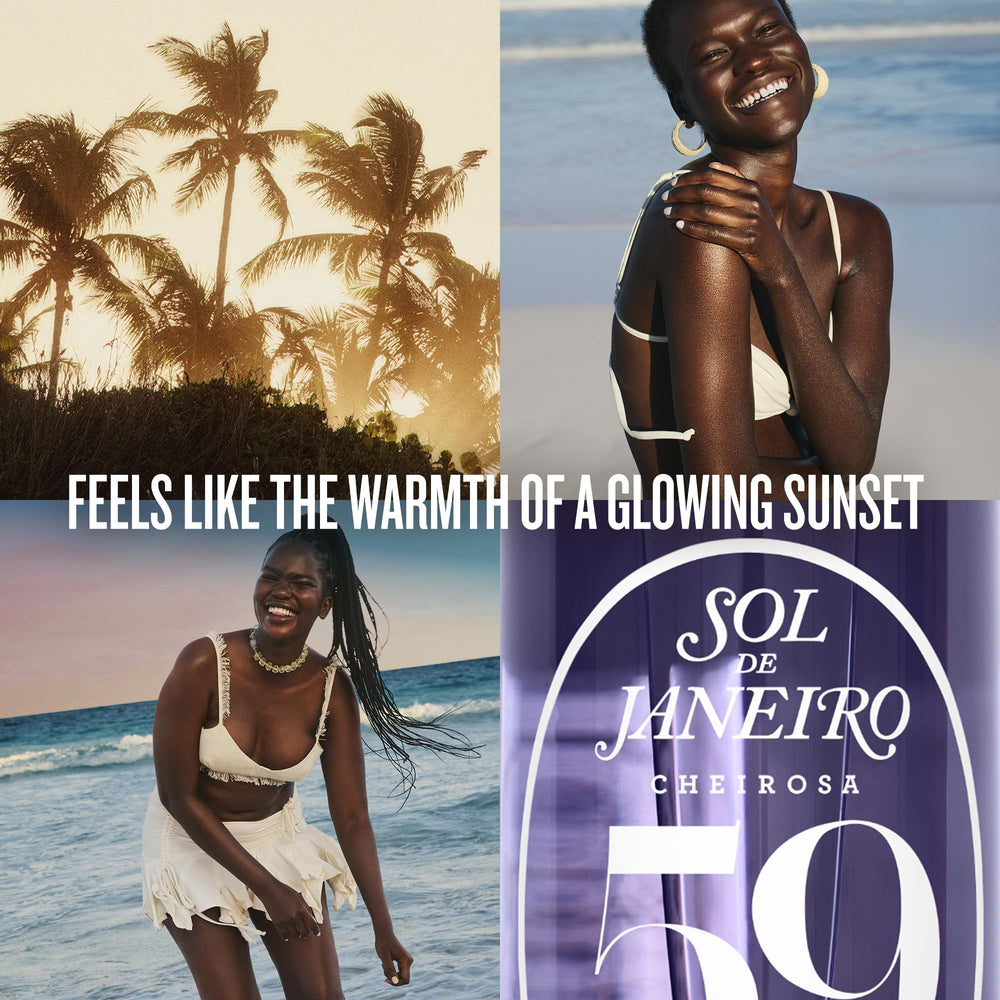 Sol de Janeiro Cheirosa Mist on vanity for daily ritual.