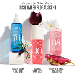 Sol de Janeiro Cheirosa 76 refill bottle evokes amber floral fragrance mood.