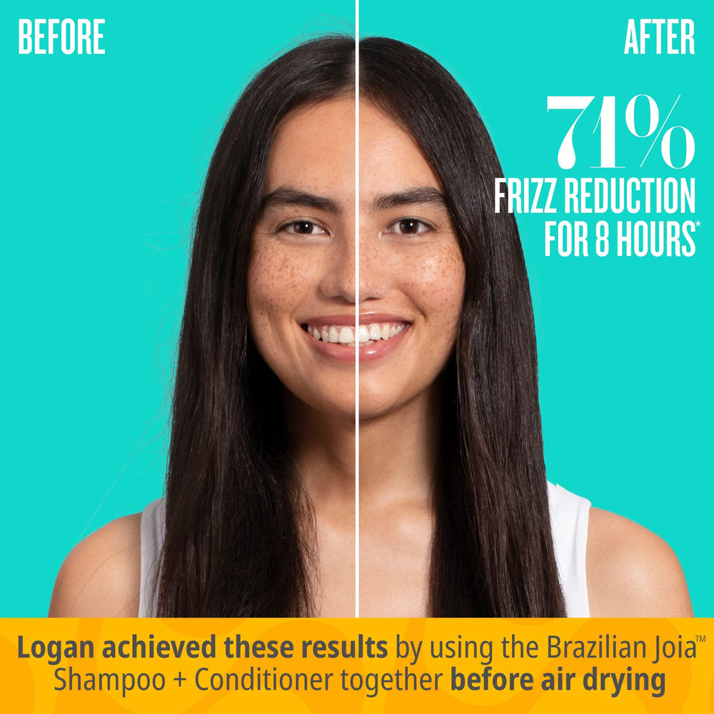 Sol de Janeiro Joia hair care routine shot suggesting easy daily use and smoother strands