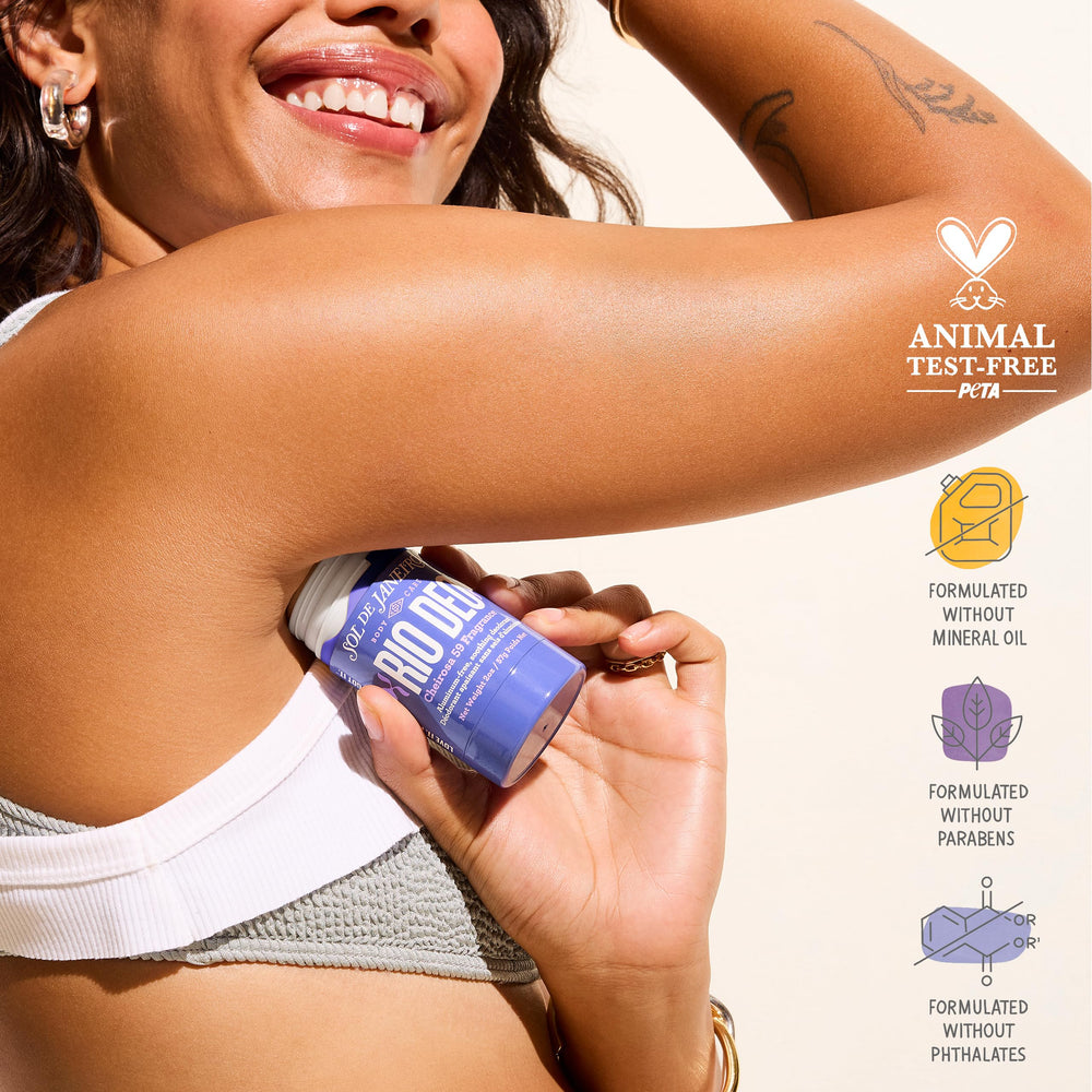 Sol de Janeiro Rio Deo Cheirosa 59 softens skin and reduces stubble feel.