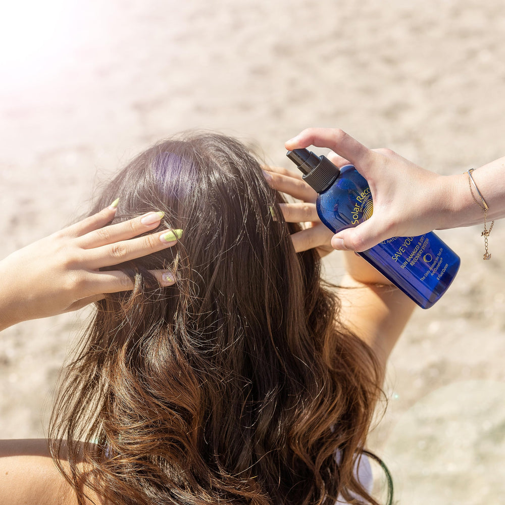 Solar Recover calendula oil ingredient, soothing botanicals for gentle skin hydration.