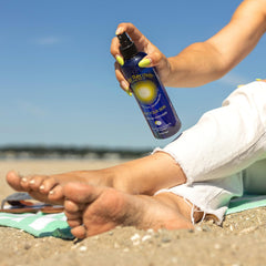 Solar Recover Save Your Hair pump applying detangler, tames frizz and helps manage tangles.