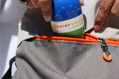 Solar Swipe secure cap keeps the rollerball clean.
