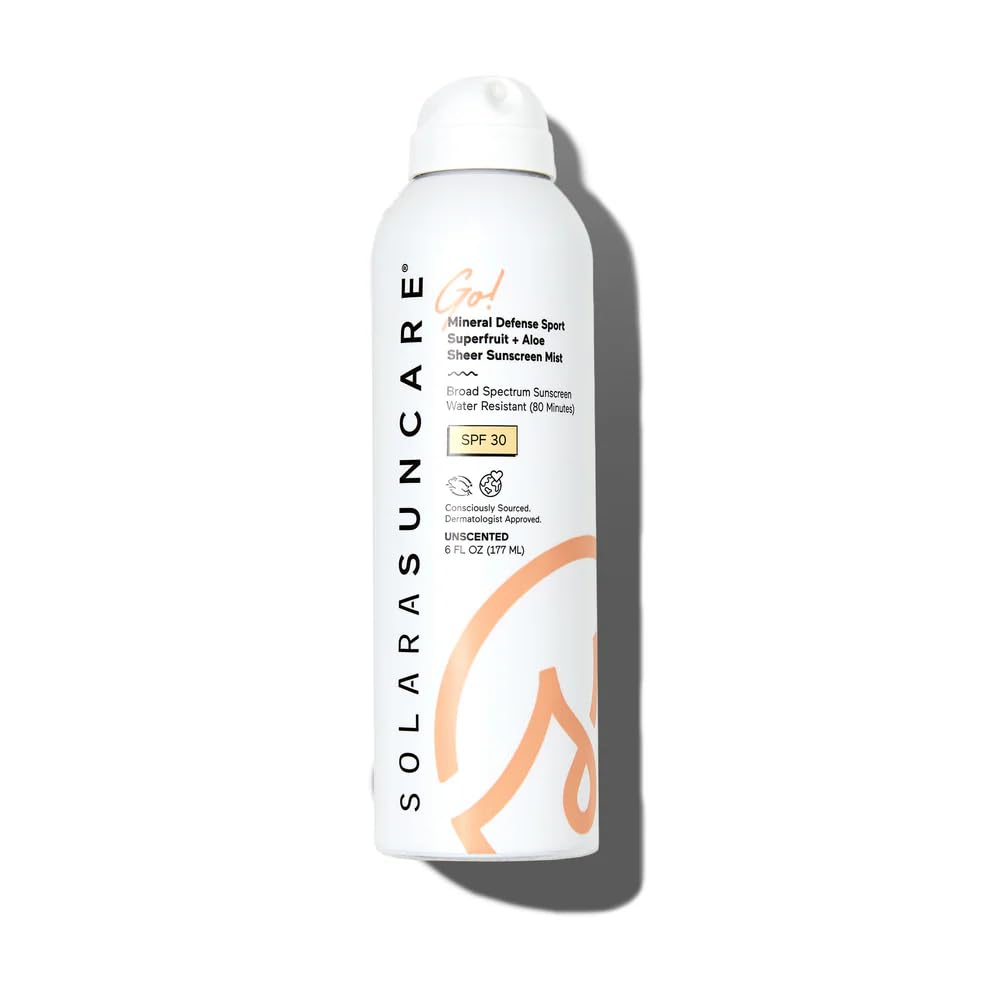 SOLARA SUNCARE Go mineral defense SPORT bottle with SPF 30 for active days