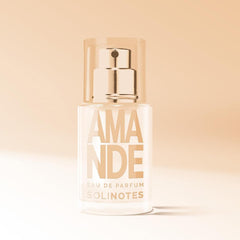 Solinotes Almond women's perfume positioning as a versatile daytime-to-night option.