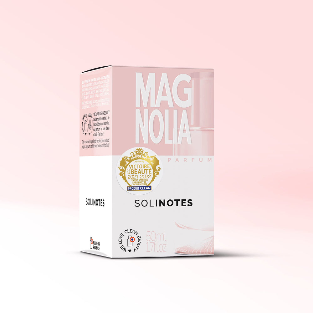 Solinotes Magnolia outer packaging box highlighting sustainable design