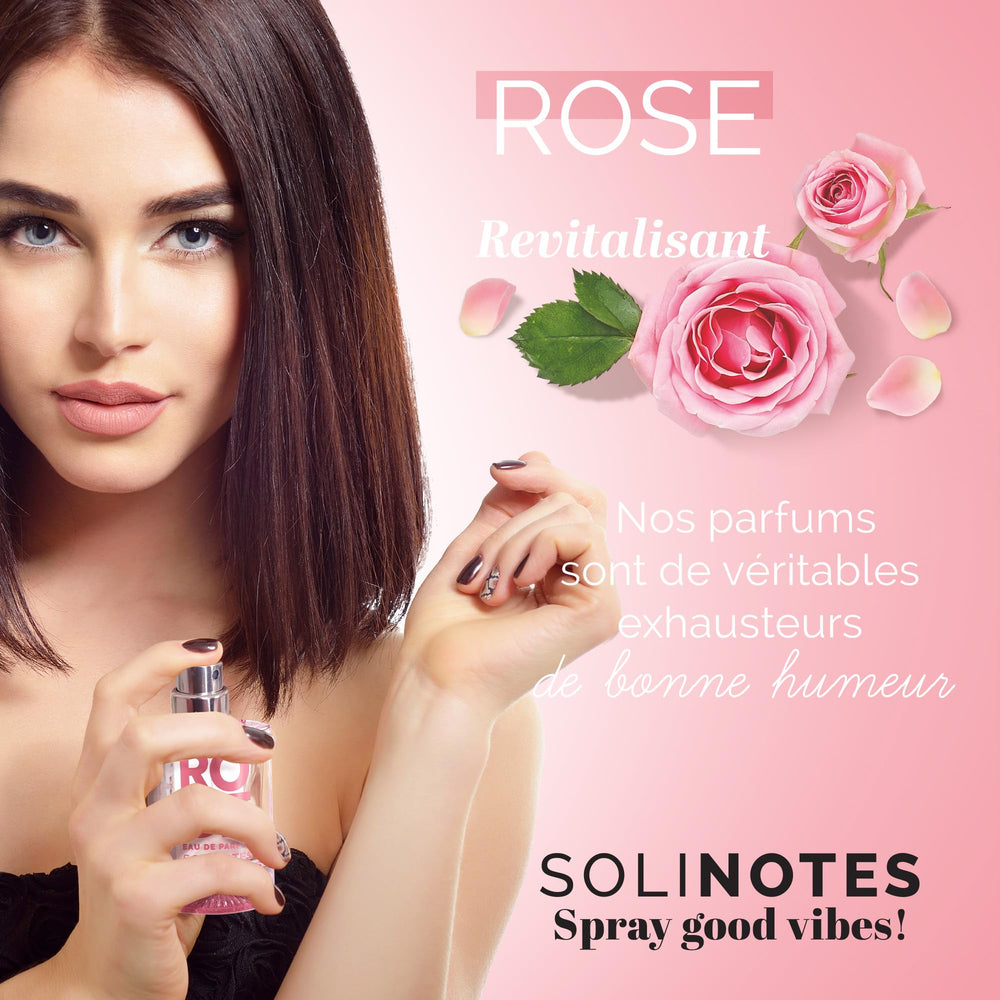 Solinotes Rose shower cream pairing visual suggesting layered scent routine.