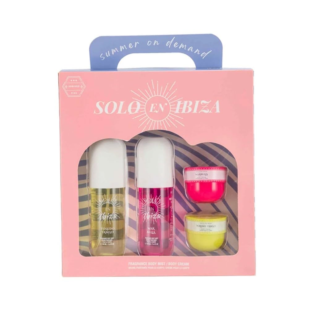 Solo en Ibiza Marbella Mist bottle for daily refresh and uplifting vibes.
