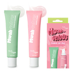 SoloVegan Mwah-velous Guava Lip Duo packaging for day and night lip care.