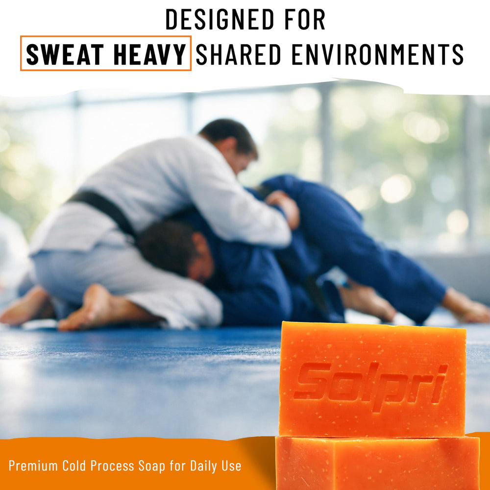 Solpri Shield tea tree oil drops close-up highlights natural cleansing after workouts