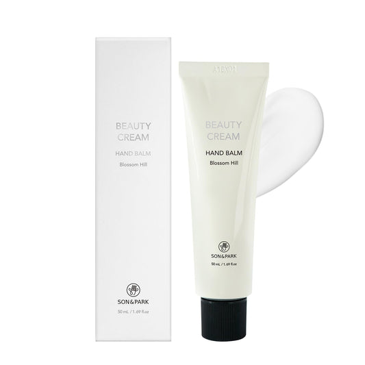 SON&PARK Beauty Water Hand Balm jar highlighting nourishing cream texture