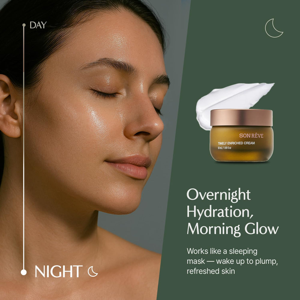 SONREVE ceramide bottle close-up highlighting barrier-friendly formulation for dry skin.