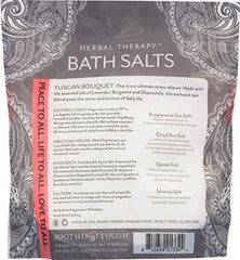 Soothing Touch Rest & Relax Tuscan Bouquet closeup shows lavender, chamomile, and bergamot scents