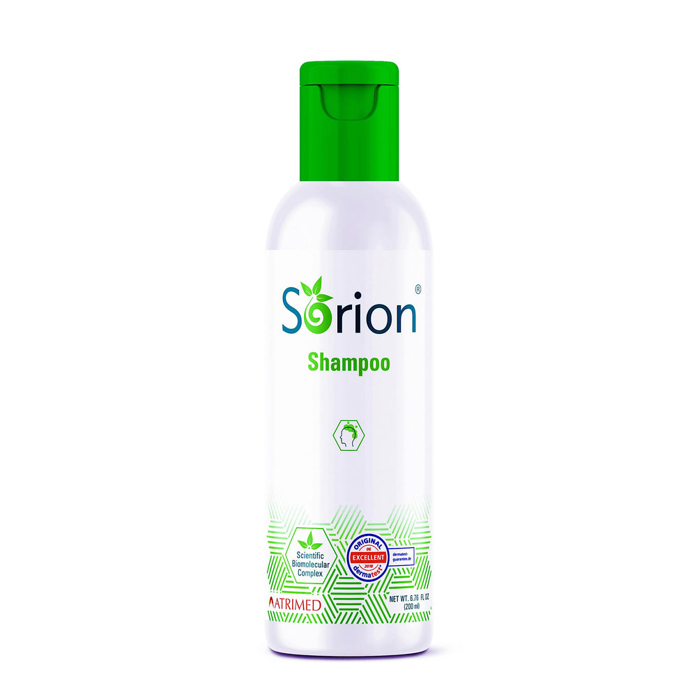 Sorion collagen-boost shampoo pour highlights scalp nourishment and smoother hair.
