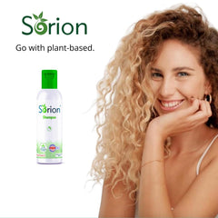 Sorion neem-turmeric-oil blend supports calming botanical care for hair health.