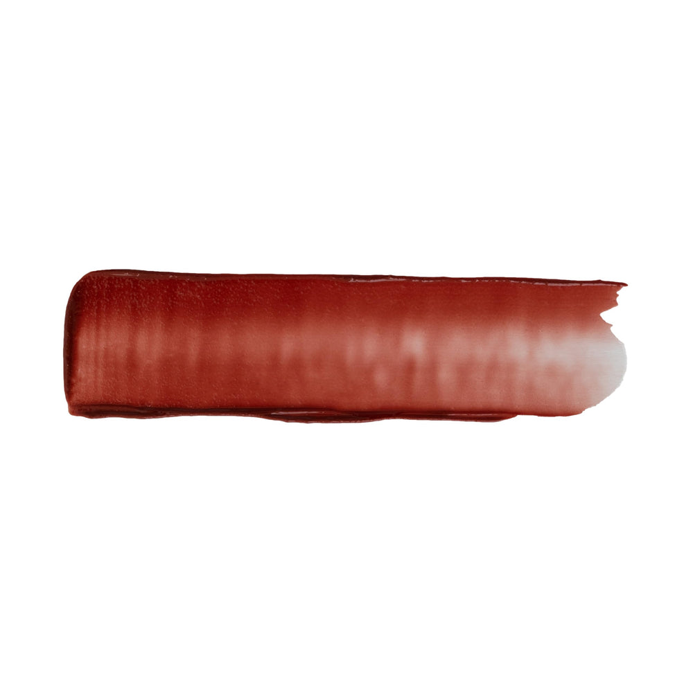 SOSHE Lip Silk Speakeasy Dusty Mauve swirl shows hydration and shine potential.