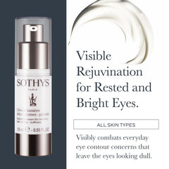 SOTHYS Radiance Cream being applied in the morning to the eye area and upper lid.