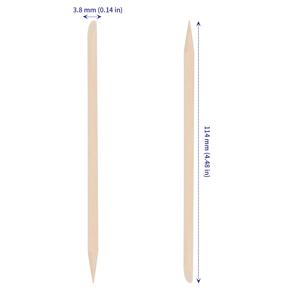 SOUJAP dual-ended cuticle pushers with pointed and flat tips for versatile nail care.