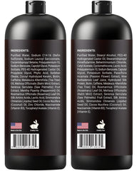SOULSPA PURE Biotin Shampoo lather close-up demonstrates gentle cleansing action.