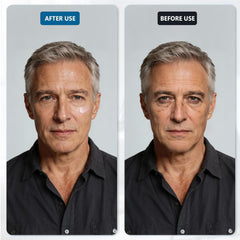 Sounece Instant Eye Lift Serum on eye area delivering a visibly awake look.