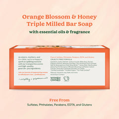 South Of France SoF creamy-lather bar shown for a soothing shower.