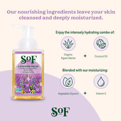 South Of France SoF organic agave close-up shows natural sweetness and moisture-friendly film