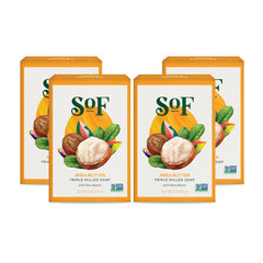 South Of France SoF triple milled bar soap with coconut oil for creamy hydration.