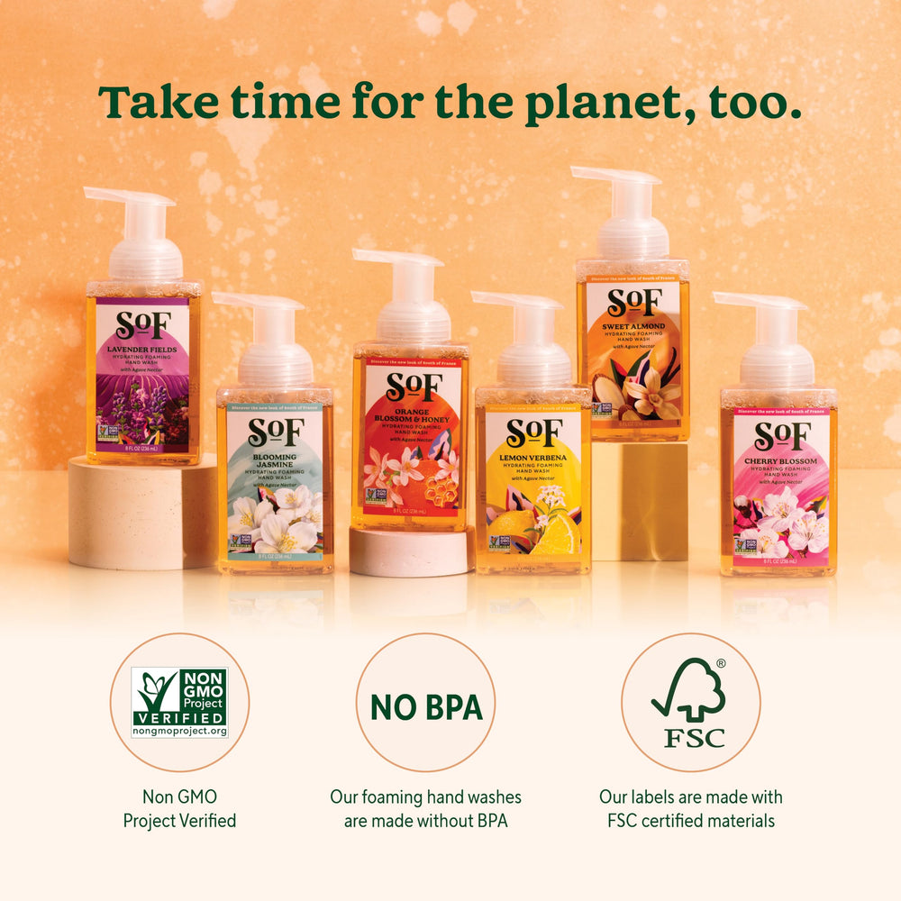 SoF is vegan, non-GMO, and free from phthalates and parabens