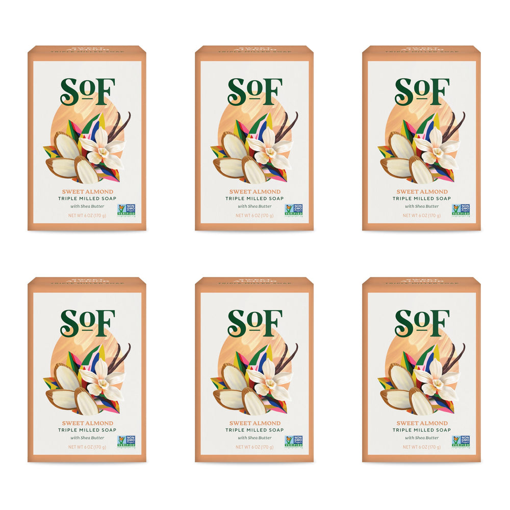 South Of France triple milled soap bar with coconut oil delivers creamy lather