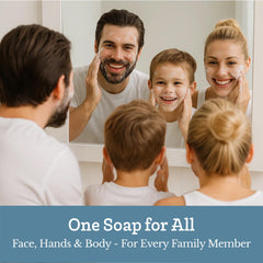 Southern Natural unscented goat milk soap suitable for babies and sensitive skin.