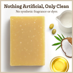 Southern Natural Goat Milk Soap Bar Castile 3-Pack suitable for face and body