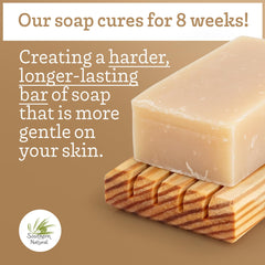 Family-friendly Southern Natural Goat Milk Soap Bar suitable for all ages.