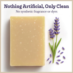 Natural lavender scent from Southern Natural Lavender Goat Milk Soap Bar