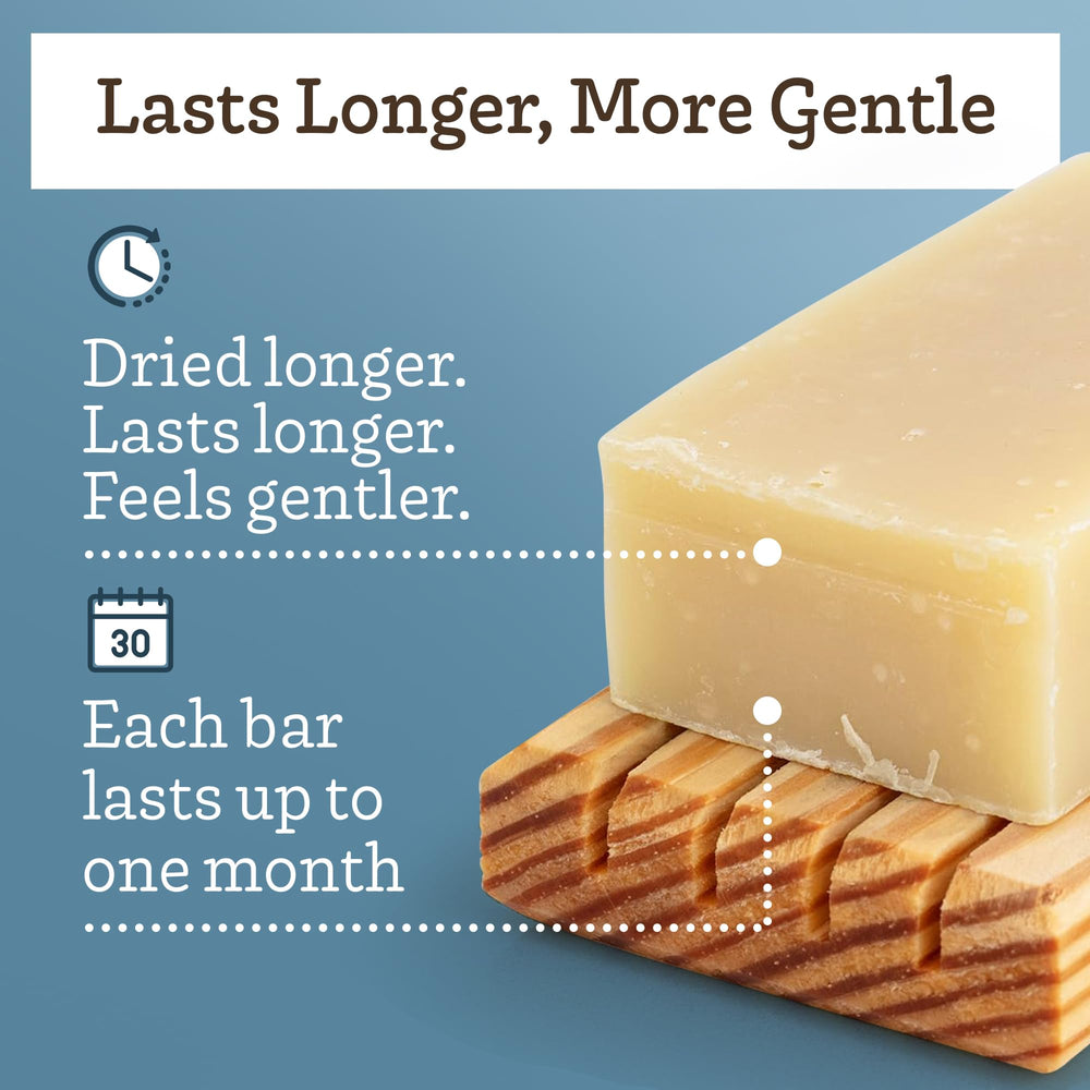 Southern Natural goat milk soap works for men, women, and kids.