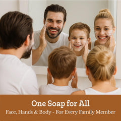 Southern Natural Oatmeal Soap Bar for face and body use – versatile cleansing for whole family