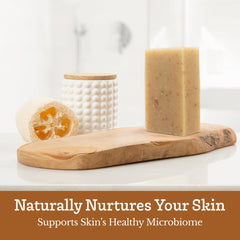Southern Natural Oatmeal Soap Bar stack – compact bars for easy bathroom routine