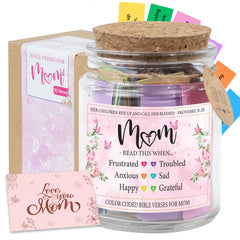 Southlisa Bible Verses Jar for Mom with daily verses to uplift faith.