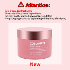 SOYUB Collagen Jelly Cream jar closeup shows creamy texture that absorbs quickly