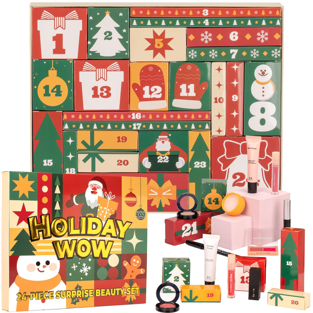 SOYUB makeup advent calendar 2025 cover presents festive packaging for gifting