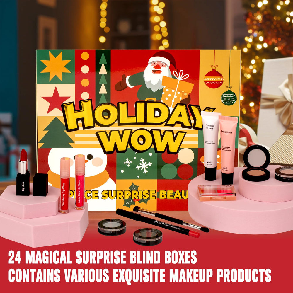 SOYUB makeup advent calendar independent compartments reveal organized surprises