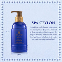 SPA CEYLON De-Stress Elixir being massaged into the skin for calmness