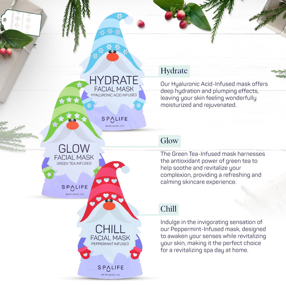 SpaLife Holiday Gnome Christmas spa scene evokes festive skincare moment
