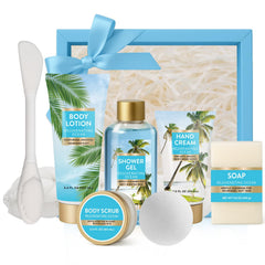 Spa Luxetique World ocean escape bath image invites a refreshing at-home spa ritual