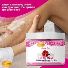 SPA REDI mask in use during foot massage for tired feet relief.