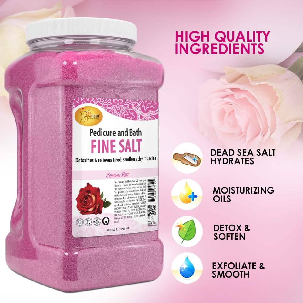 Packaging image showing USA-made guarantee for SPA REDI Detox Foot Soak.