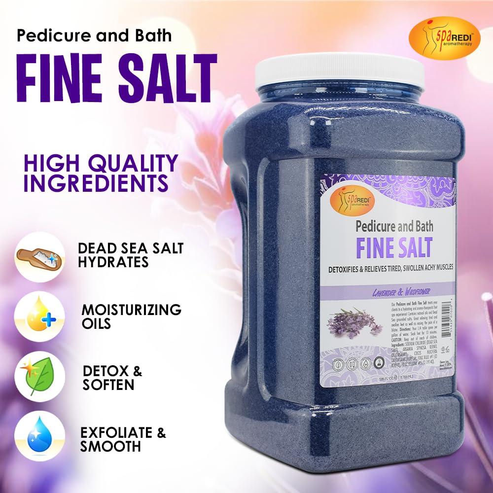 SPA REDI paraben-free sulfate-free cruelty-free bath salt for gentle use.